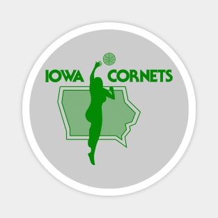 Retro Women's Iowa Cornets 1978 Magnet
